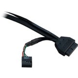 Inter-Tech 2U-2129N Supporto Nero, Argento, Server case Nero, Supporto, Server, Nero, Argento, ATX, EATX, EEB, micro ATX, Mini-ITX, uATX, Acciaio, 2U