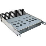 Inter-Tech 3U-30240 Supporto Nero, Server case Nero, Supporto, Server, Nero, ATX, Flex-ATX, micro ATX, Mini-ATX, Mini-ITX, Acciaio, 3U