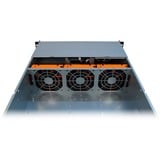 Inter-Tech 3U-30255 Supporto Nero, Acciaio inossidabile Nero, Supporto, Server, Nero, Acciaio inossidabile, ATX, CEB, micro ATX, Mini-ATX, Mini-ITX, Acciaio, 3U