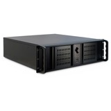 Inter-Tech 3U-3098-S Supporto Nero Nero, Supporto, Server, Nero, ATX, micro ATX, uATX, Mini-ITX, Acciaio, 3U