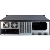 Inter-Tech 3U-3098-S Supporto Nero Nero, Supporto, Server, Nero, ATX, micro ATX, uATX, Mini-ITX, Acciaio, 3U