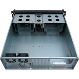 Inter-Tech 3U-3098-S Supporto Nero Nero, Supporto, Server, Nero, ATX, micro ATX, uATX, Mini-ITX, Acciaio, 3U