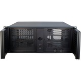 Inter-Tech 4U-4098-S Supporto Nero Nero, Supporto, Server, Nero, ATX, micro ATX, uATX, Mini-ITX, Acciaio, 4U