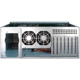 Inter-Tech 4U-4408 Supporto Nero, Argento Nero, Supporto, Server, Nero, Argento, ATX, EATX, EEB, Mini-ITX, uATX, Acciaio, 4U