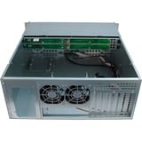 Inter-Tech 4U-4408 Supporto Nero, Argento, Server case Nero, Supporto, Server, Nero, Argento, ATX, EATX, EEB, Mini-ITX, uATX, Acciaio, 4U