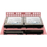Inter-Tech 4U-4416L Supporto Nero, Argento, Server case Nero, Supporto, Server, Nero, Argento, ATX, EATX, EEB, Mini-ATX, uATX, Metallo, 4U