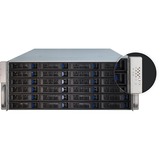 Inter-Tech 4U-4424 Supporto Nero, Argento, Server case Nero, Supporto, Server, Nero, Argento, ATX, EATX, EEB, Mini-ITX, uATX, Metallo, 4U