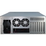 Inter-Tech 4U-4424 Supporto Nero, Argento, Server case Nero, Supporto, Server, Nero, Argento, ATX, EATX, EEB, Mini-ITX, uATX, Metallo, 4U