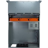 Inter-Tech 4U-4424 Supporto Nero, Argento, Server case Nero, Supporto, Server, Nero, Argento, ATX, EATX, EEB, Mini-ITX, uATX, Metallo, 4U
