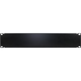 Inter-Tech 88887150 porta accessori Pannello nascosto, Copertura Nero, Pannello nascosto, Nero, Acciaio, 2U, 48,3 cm (19"), 482 mm