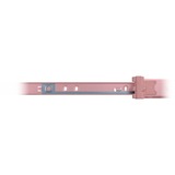 Inter-Tech 88887220 porta accessori Guida per scaffale, Rotaie di montaggio grigio, Guida per scaffale, Argento, Acciaio, 30 kg, 1U, 19"