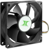 Inter-Tech 88887290 sistema di raffreddamento per computer Case per computer Ventilatore 8 cm Nero 4 pz, Ventola Nero, Ventilatore, 8 cm, 1000 Giri/min, 2000 Giri/min, 27,2 dB, 30 pdc/min