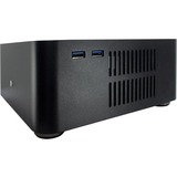 Inter-Tech A80 Small Form Factor (SFF) Nero 60 W Nero, Small Form Factor (SFF), PC, Nero, ITX, Alluminio, 4 cm