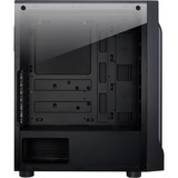 Inter-Tech A-3411 Creek Tower Nero Nero, Tower, PC, Nero, ATX, ITX, micro ATX, Blu, Verde, Rosso, Frontale