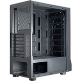 Inter-Tech A-3411 Creek Tower Nero Nero, Tower, PC, Nero, ATX, ITX, micro ATX, Blu, Verde, Rosso, Frontale