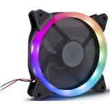 Inter-Tech Argus RS-051 RGB Case per computer Ventilatore 12 cm Nero Nero, Ventilatore, 12 cm, 900 Giri/min, 22 dB, 50,12 pdc/min, Nero