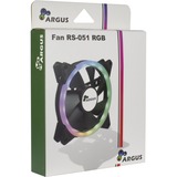 Inter-Tech Argus RS-051 RGB Case per computer Ventilatore 12 cm Nero Nero, Ventilatore, 12 cm, 900 Giri/min, 22 dB, 50,12 pdc/min, Nero