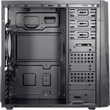 Inter-Tech B-02 RGB Tower Nero Nero, Tower, PC, Nero, ATX, micro ATX, Acrilico, Blu, Verde, Rosso