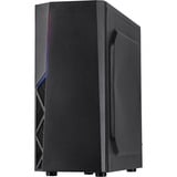 Inter-Tech B-02 RGB Tower Nero, Chassis Tower Nero, Tower, PC, Nero, ATX, micro ATX, Acrilico, Blu, Verde, Rosso