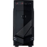 Inter-Tech B-30 Midi Tower Nero Nero, Midi Tower, PC, Nero, ATX, micro ATX, 15 cm, 35 cm