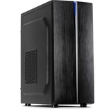 Inter-Tech B-48 Midi Tower Nero Nero, Midi Tower, PC, Nero, ATX, micro ATX, 15 cm, 35 cm