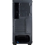 Inter-Tech CXC2 Tower Nero Nero, Tower, PC, Nero, ATX, ITX, micro ATX, Vetro temperato, Blu