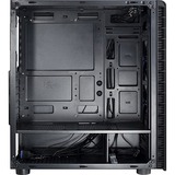 Inter-Tech CXC2 Tower Nero Nero, Tower, PC, Nero, ATX, ITX, micro ATX, Vetro temperato, Blu