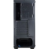 Inter-Tech CXC2 Tower Nero, Chassis Tower Nero, Tower, PC, Nero, ATX, ITX, micro ATX, Vetro temperato, Blu