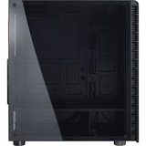 Inter-Tech CXC2 Tower Nero, Chassis Tower Nero, Tower, PC, Nero, ATX, ITX, micro ATX, Vetro temperato, Blu