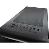 Inter-Tech CXC2 Tower Nero, Chassis Tower Nero, Tower, PC, Nero, ATX, ITX, micro ATX, Vetro temperato, Blu