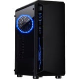 Inter-Tech C-3 Saphir Tower Nero Nero, Tower, PC, Nero, ATX, ITX, micro ATX, Acciaio, Vetro temperato, Giocare