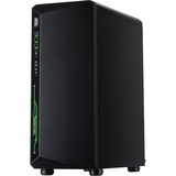 Inter-Tech C-3 Saphir Tower Nero Nero, Tower, PC, Nero, ATX, ITX, micro ATX, Acciaio, Vetro temperato, Giocare