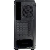 Inter-Tech C-3 Saphir Tower Nero Nero, Tower, PC, Nero, ATX, ITX, micro ATX, Acciaio, Vetro temperato, Giocare