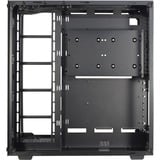 Inter-Tech C-701 Panorama Full Tower Nero Nero, Full Tower, PC, Nero, ATX, ITX, micro ATX, Metallo, Vetro temperato, 13 cm