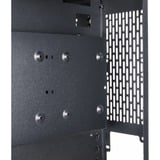 Inter-Tech C-701 Panorama Full Tower Nero, Chassis Tower Nero, Full Tower, PC, Nero, ATX, ITX, micro ATX, Metallo, Vetro temperato, 13 cm