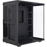 Inter-Tech C-701 Panorama Full Tower Nero, Chassis Tower Nero, Full Tower, PC, Nero, ATX, ITX, micro ATX, Metallo, Vetro temperato, 13 cm