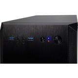 Inter-Tech H-606 Micro Tower Nero, Chassis Tower Nero, Micro Tower, PC, Nero, 15 cm, 32 cm, Fondo