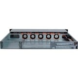 Inter-Tech IPC 1U-10255 Supporto Nero, Server case Nero, Supporto, Server, Nero, ATX, EATX, EEB, Acciaio, HDD, Rete, Potenza