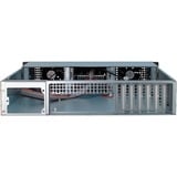 Inter-Tech IPC 2U-20248 Supporto Nero, Server case Nero, Supporto, Server, Nero, ATX, micro ATX, Mini-ITX, Acciaio, HDD, Rete, Potenza
