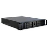 Inter-Tech IPC 2U-2098-SL Supporto Nero Nero, Supporto, Server, Nero, ATX, micro ATX, uATX, Mini-ITX, Acciaio, 2U