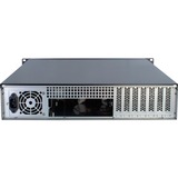 Inter-Tech IPC 2U-2098-SL Supporto Nero Nero, Supporto, Server, Nero, ATX, micro ATX, uATX, Mini-ITX, Acciaio, 2U