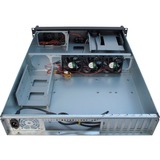 Inter-Tech IPC 2U-2098-SL Supporto Nero Nero, Supporto, Server, Nero, ATX, micro ATX, uATX, Mini-ITX, Acciaio, 2U