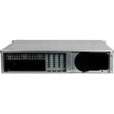 Inter-Tech IPC 2U-2404S Supporto Nero, Argento Nero, Supporto, Server, Nero, Argento, Mini-ITX, uATX, Acciaio, 2U