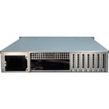 Inter-Tech IPC 2U-2412 Supporto Nero, Argento Nero, Supporto, Server, Nero, Argento, ATX, EATX, EEB, Mini-ATX, uATX, Metallo, 2U