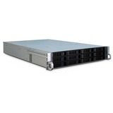 Inter-Tech IPC 2U-2412 Supporto Nero, Argento, Chassis server rack Nero, Supporto, Server, Nero, Argento, ATX, EATX, EEB, Mini-ATX, uATX, Metallo, 2U