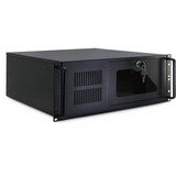 Inter-Tech IPC 4U-4088-S Supporto Nero Nero, Supporto, Server, Nero, ATX, micro ATX, uATX, Mini-ITX, Acciaio, 4U