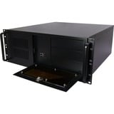 Inter-Tech IPC 4U-4088-S Supporto Nero Nero, Supporto, Server, Nero, ATX, micro ATX, uATX, Mini-ITX, Acciaio, 4U