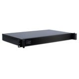 Inter-Tech IPC-K-126L Supporto Nero Nero, Supporto, Server, Nero, Mini-ITX, Acciaio, 1U