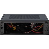 Inter-Tech ITX-601 Desktop Nero 60 W, Case HTPC Nero, Desktop, PC, Nero, ITX, Casa/ufficio, CE