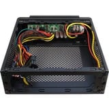 Inter-Tech ITX-603 Mini Tower Nero 60 W, Case HTPC Nero, Mini Tower, PC, Nero, Mini-ATX, Casa/ufficio, CE, RoHS